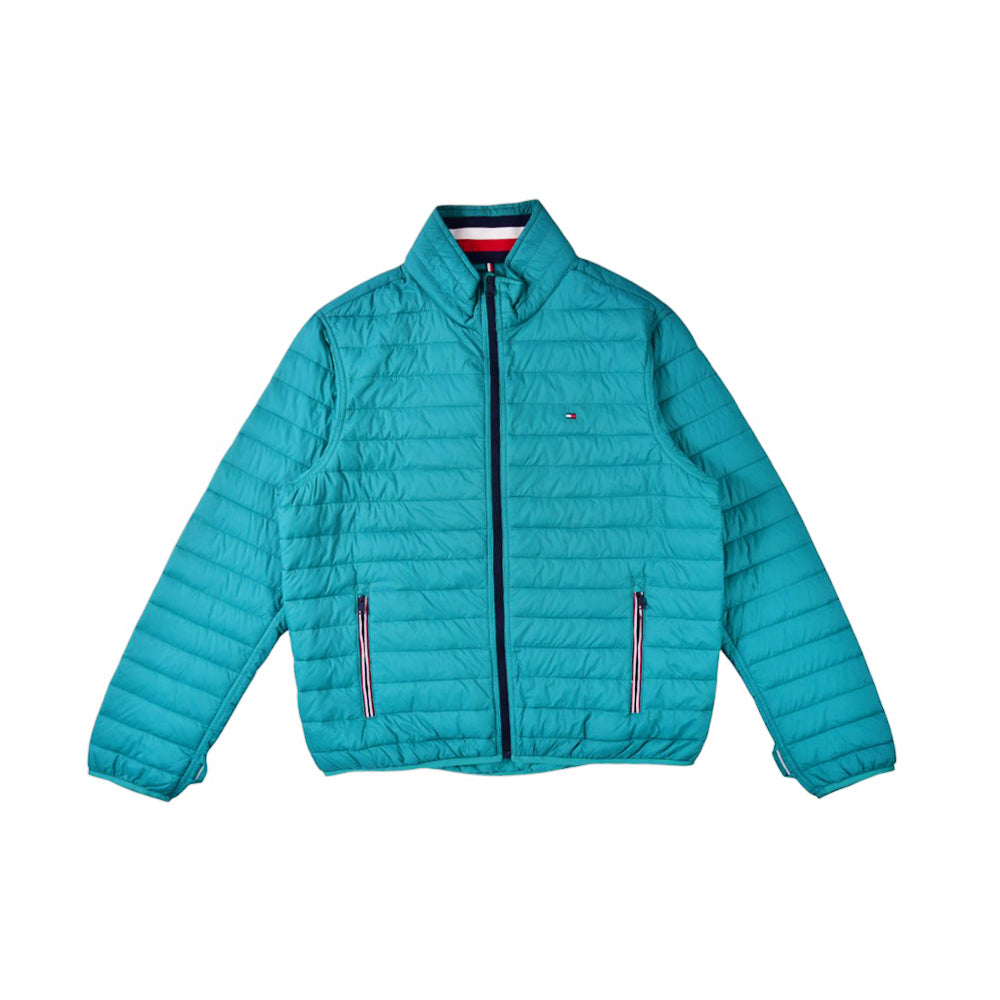 TH MEN L/S QUILTED JACKET 78J1134300 GREEN M (IR)