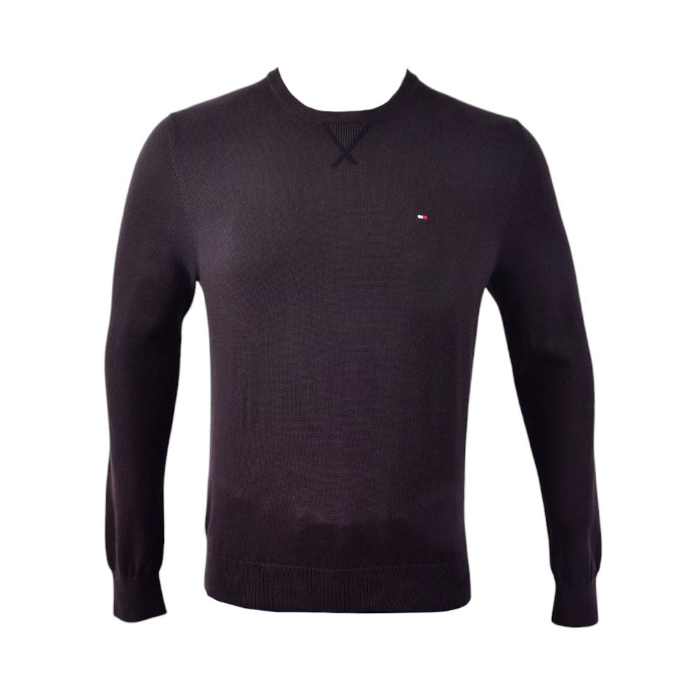 TH MAN L/S R-NECK SWEATER 78J3330 BLK L ( IR )