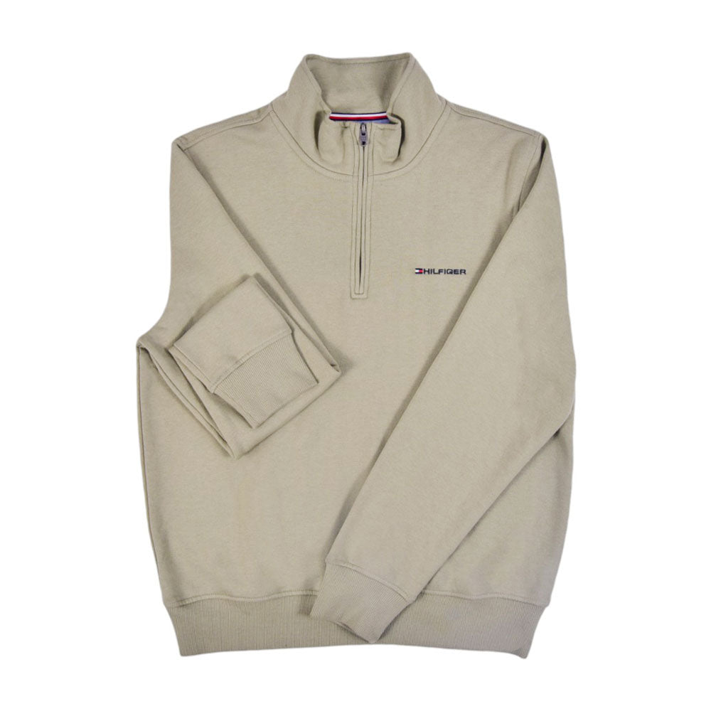 TH MAN L/S H ZIPPER 78J3812 GRN L ( IR )