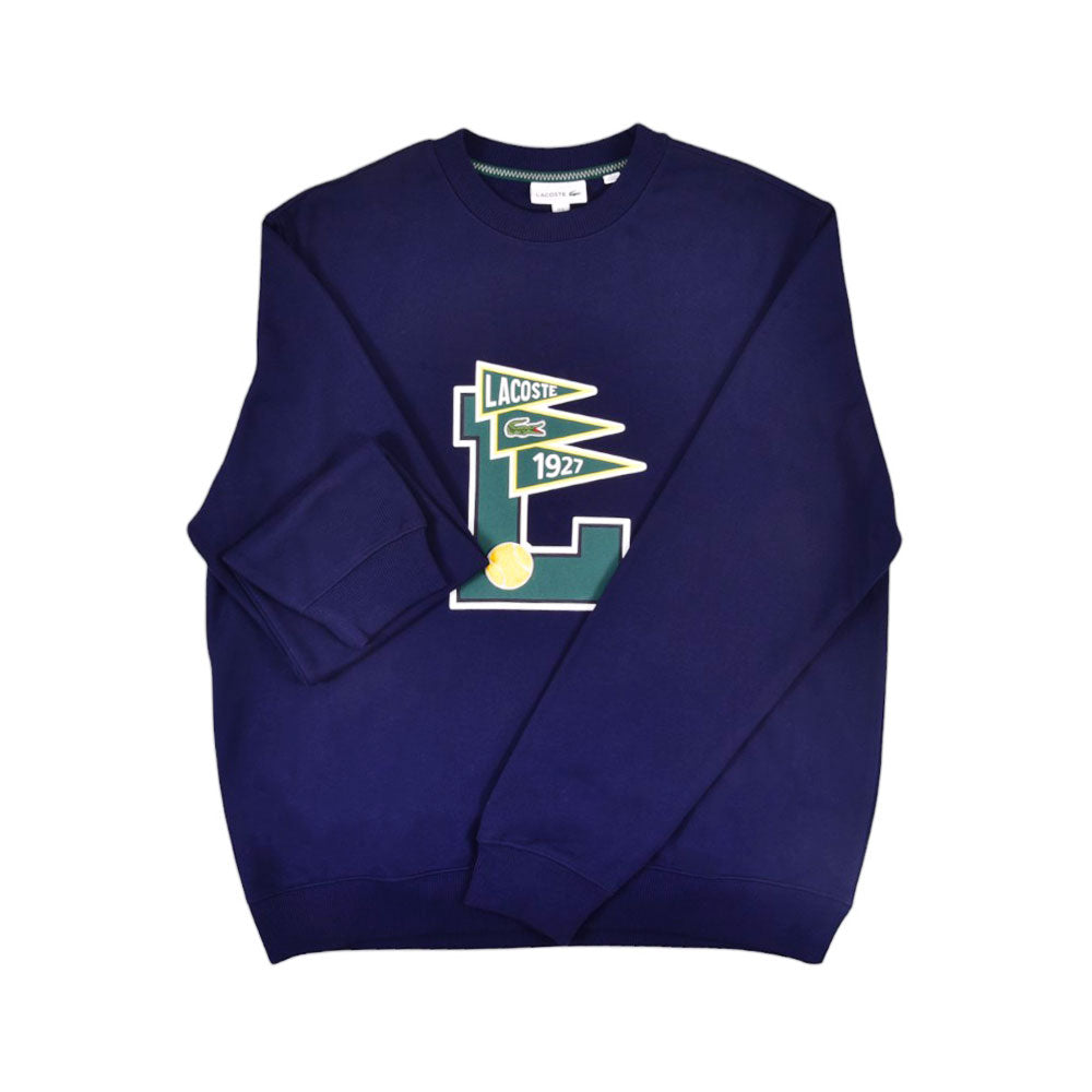 LAC MAN L/S SWEAT SHIRT SH 7419 NVY L ( IR )