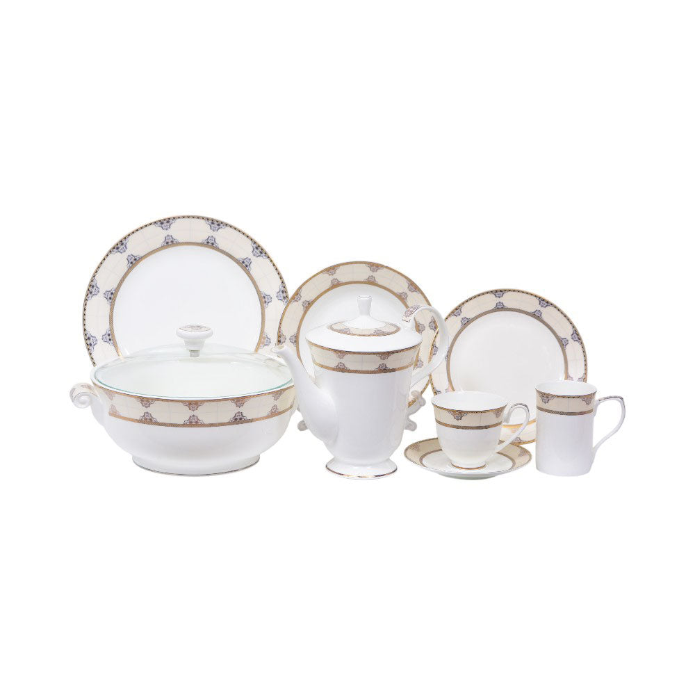 DINNER SET JOHNWOOD 71PC B19CA02G