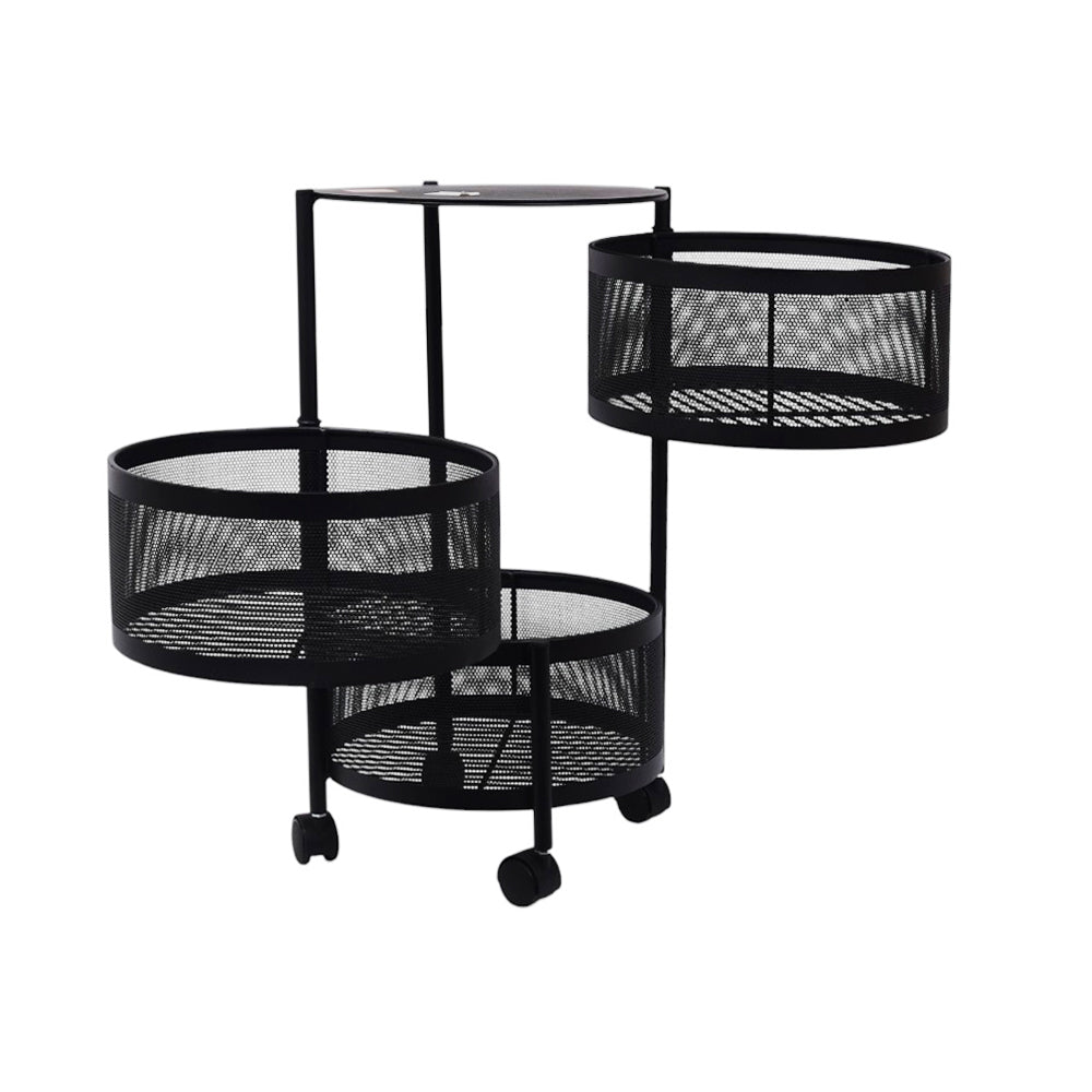 KITCHEN TROLLEY 3TIRE IR ROUND 7000009-3