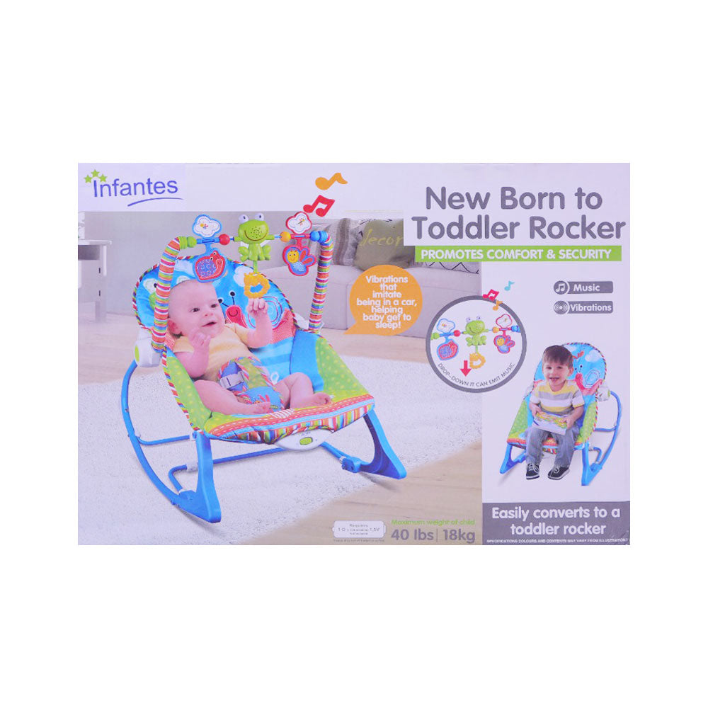 68110 INFANTES NEW BORN TODDLER ROCKER T.T