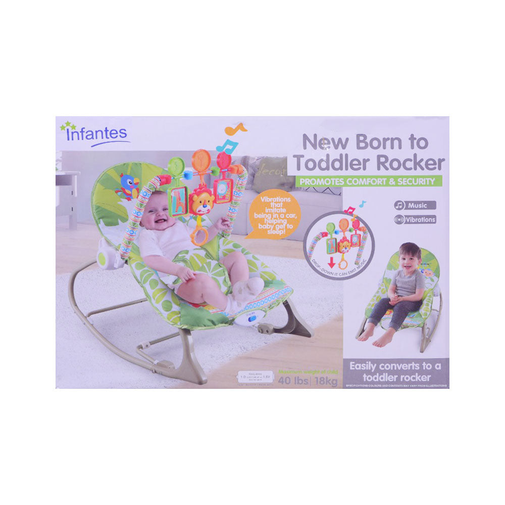 69817 INFANTES NEW BORN TODDLER ROCKER T.T