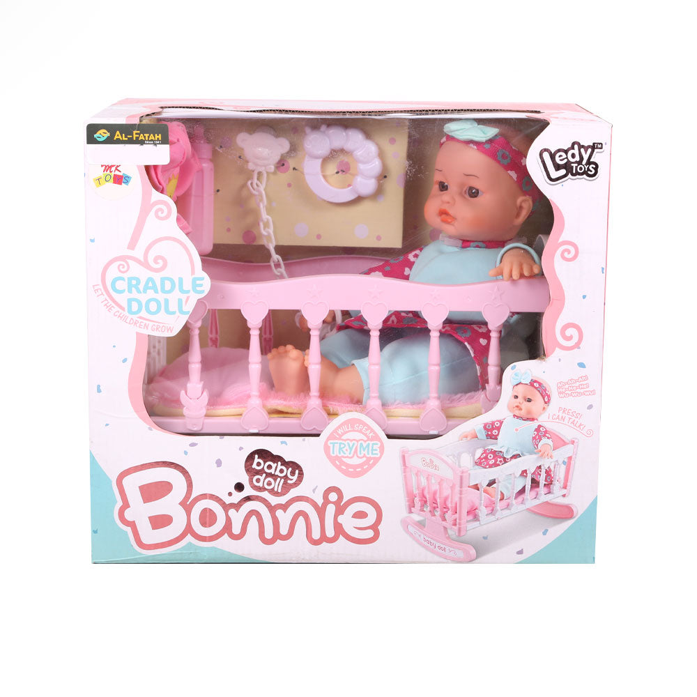 Ld69001E Baby Doll Bonnie With Cradle (3+ Year)