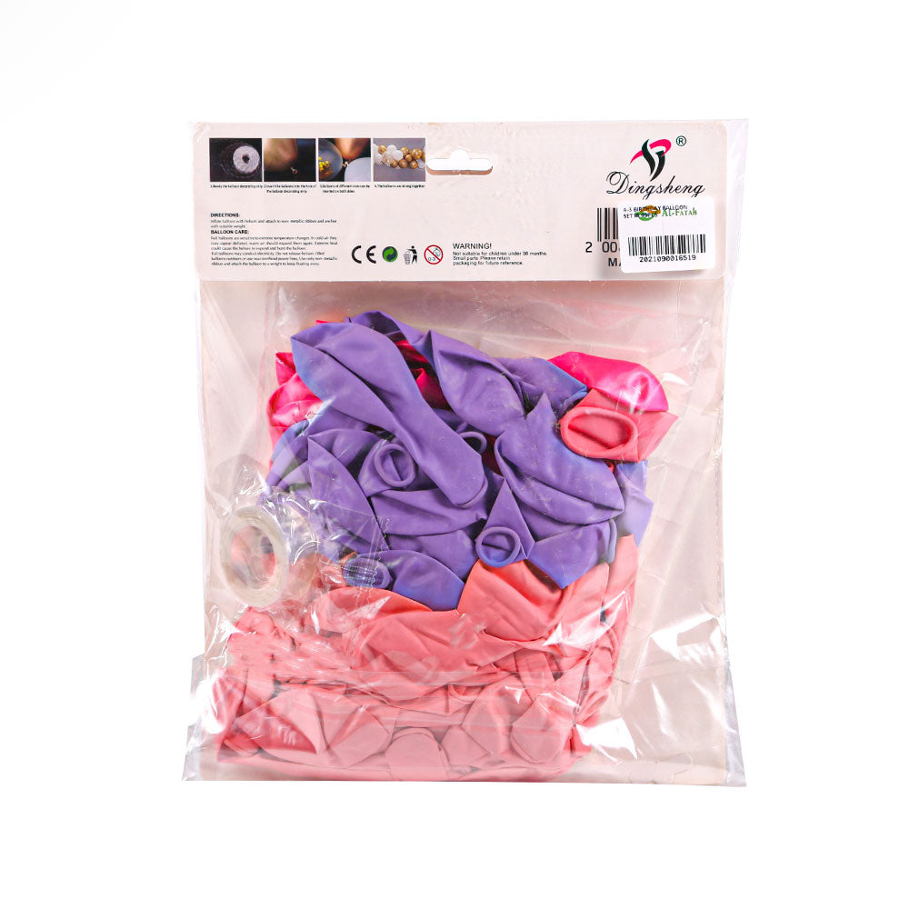 A-3 Birthday Balloon Set Ir 93Pcs