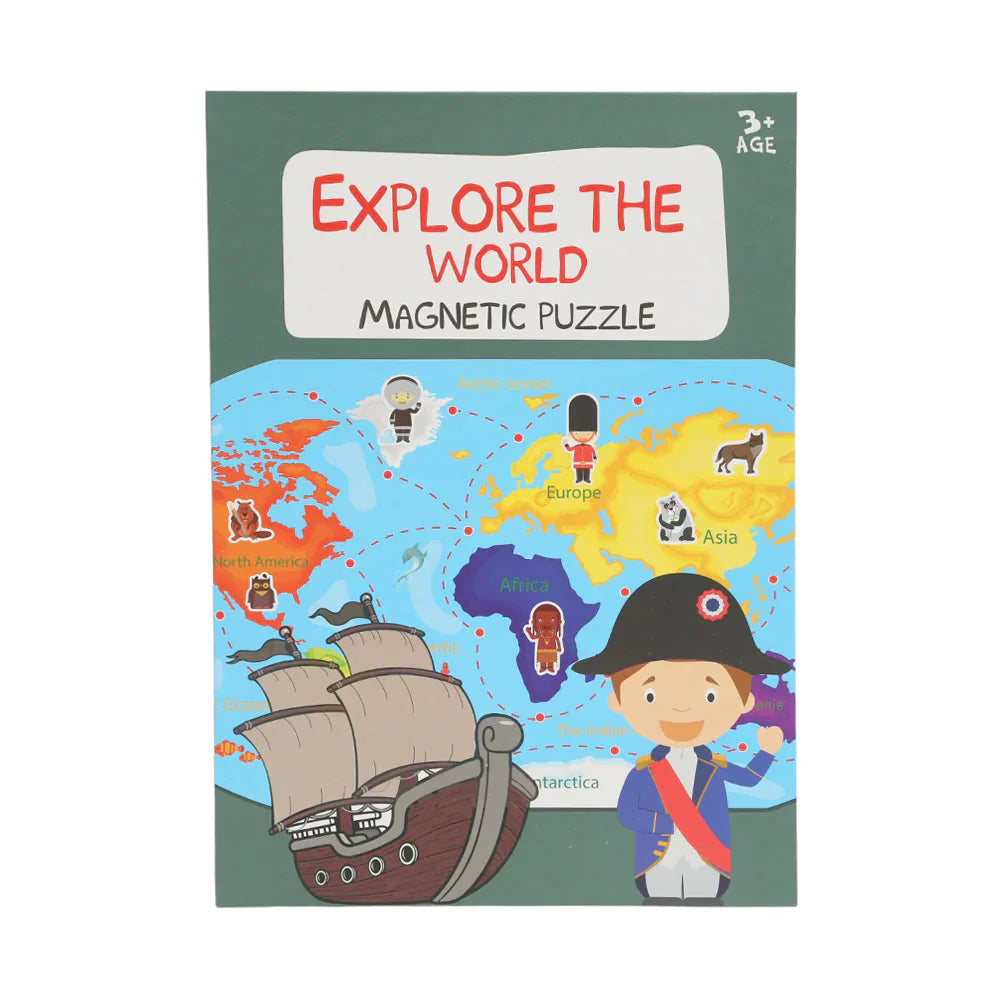 8326-3 Magnetic Puzzle Explore The World (3+ Year) Z.B