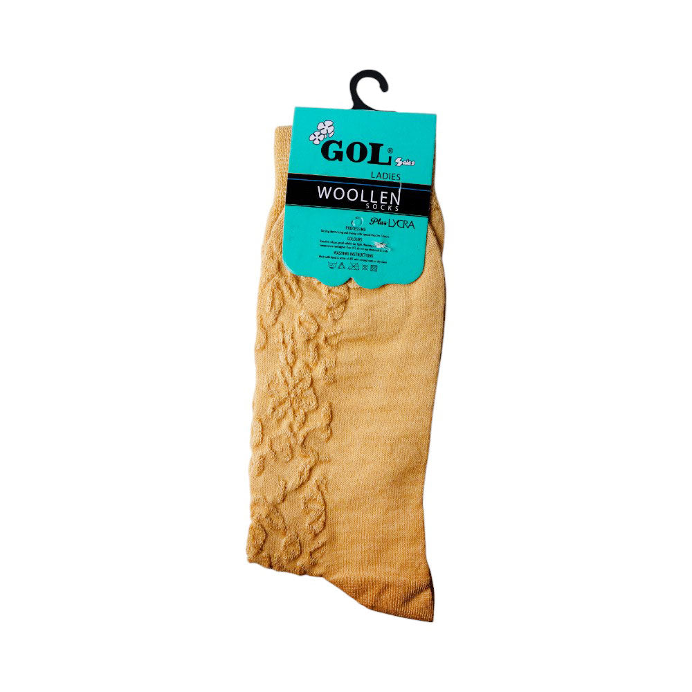 GOL LADIES SOCKS WOOLLEN L.W DESIGN SKIN