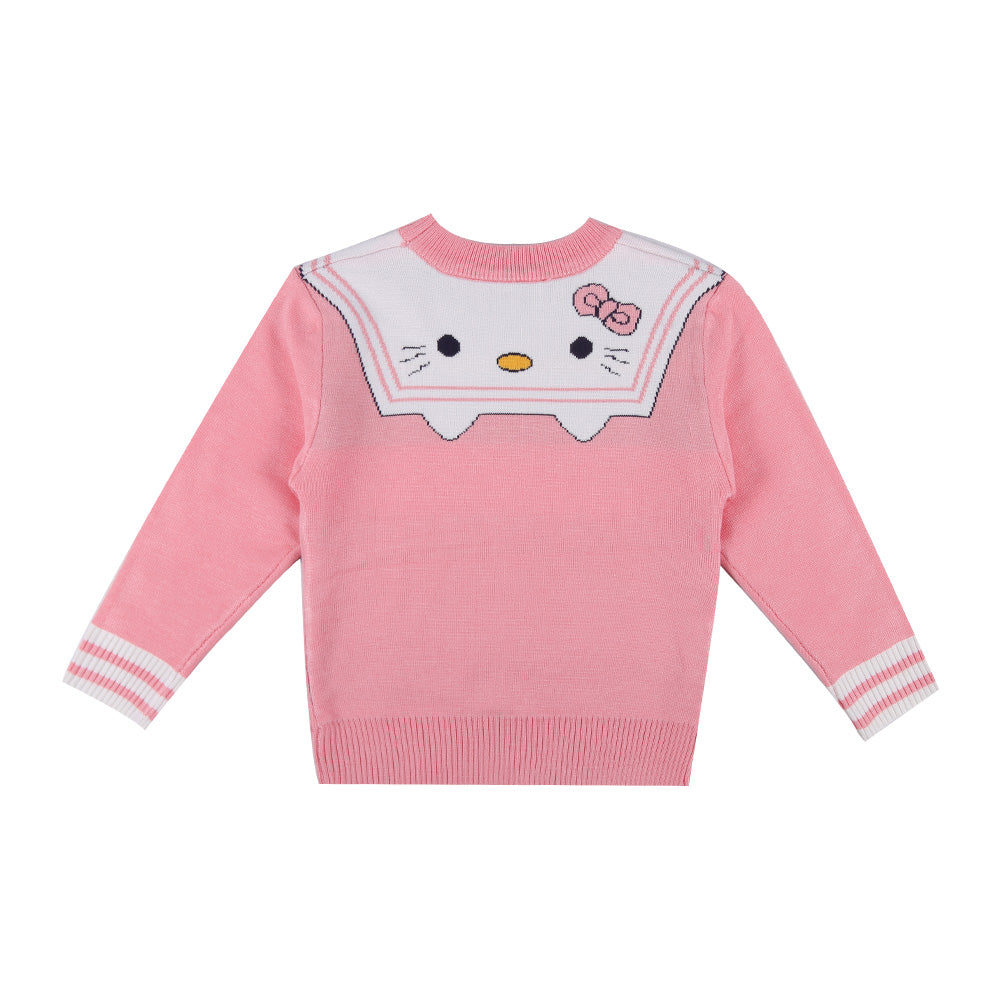 GIRLS L/S ROUND NECK SWEATER IR 3001 MW-21 1-2 YEAR