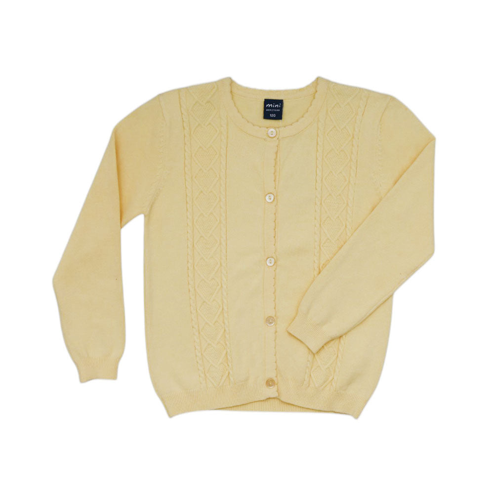 GIRLS L/S CARDIGAN SWEATER IR 821331 MW-21 4-5 YEAR