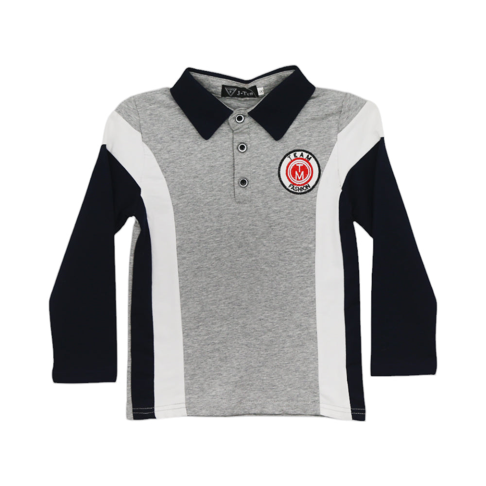 BOYS L/S POLO SHIRT IR 770-1 MW-21 3-4 YEAR