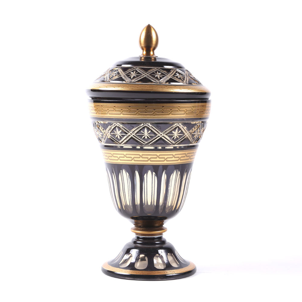 Bowl Candy Crystal Brass Ir E9-J2036-1 Jsc18-831