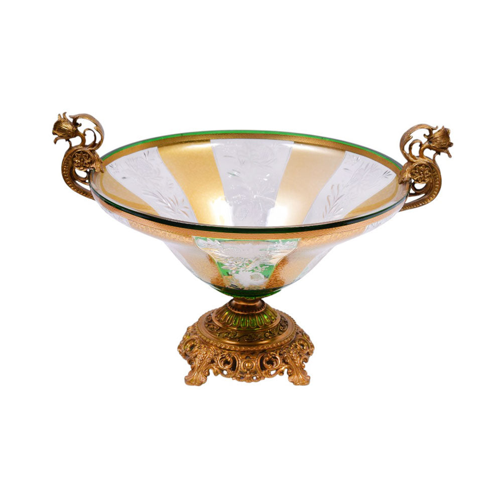 BOWL CRYSTAL BRASS IR FK7-B3021-3 JSB01-A10