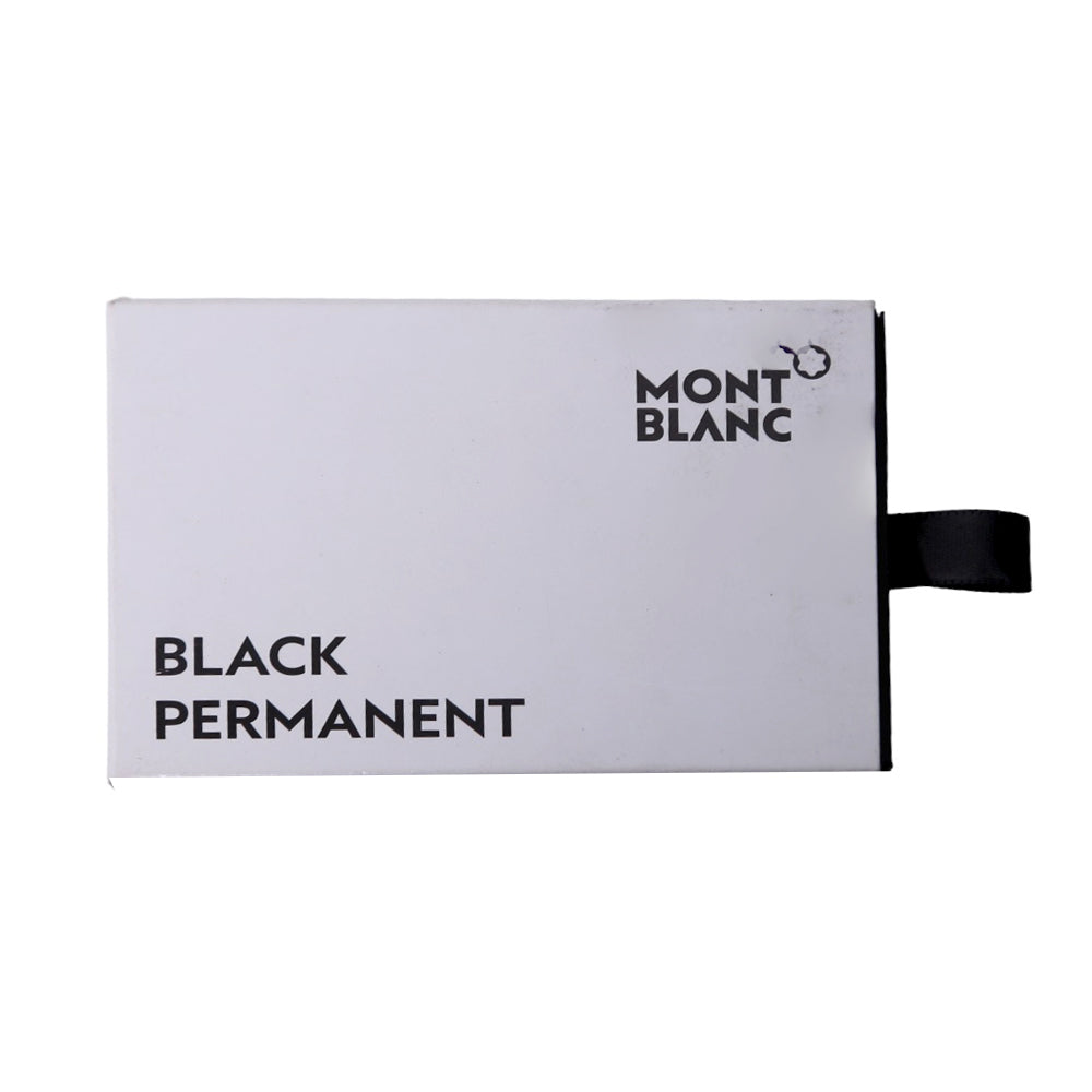 MONT BLANC INK CARTRIDGES BLACK PERMANENT 107757