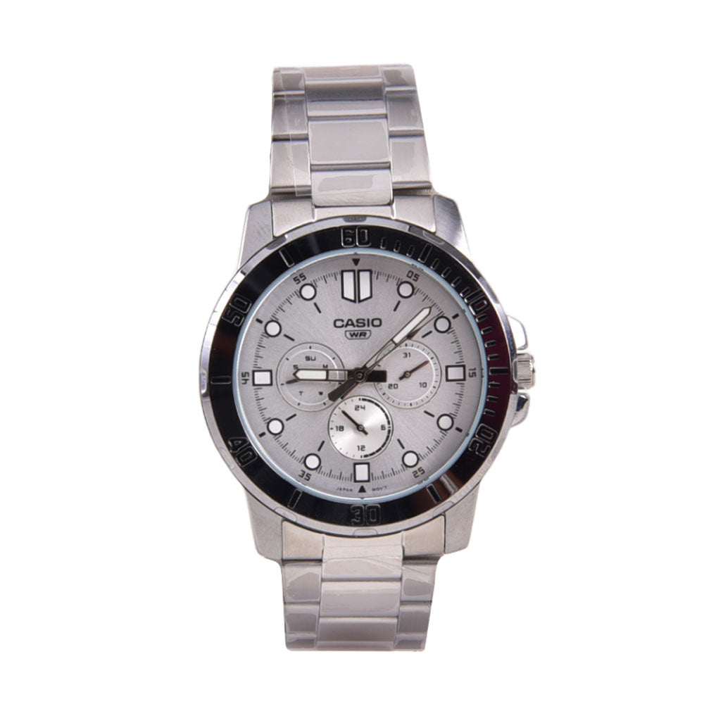 Casio MTP-VD300D-2EUDF – Orologio al quarzo con quadrante blu e bracci – MDR Casio MTP-VD300D-2EUDF – Orologio al quarzo con quadrante blu e bracci – MDR
