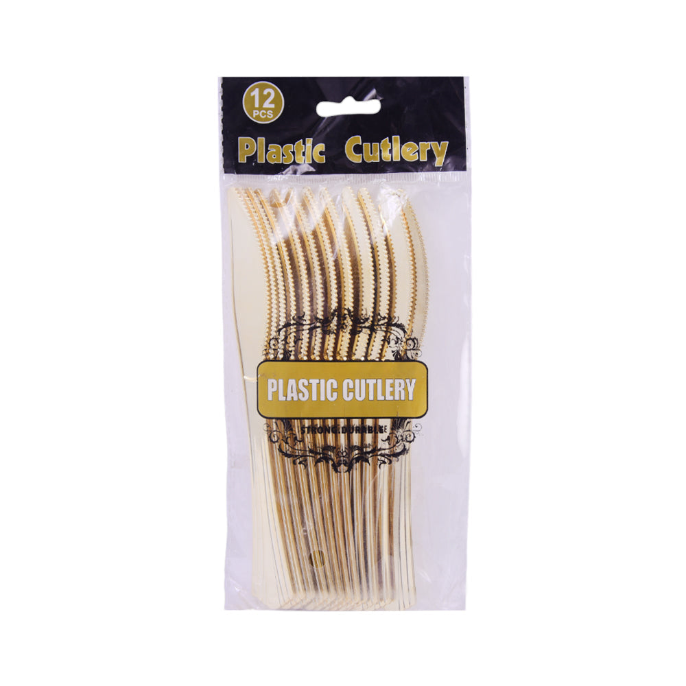 DISPOSIBLE GOLD KNIFE 12PC PACK IR D-1-2