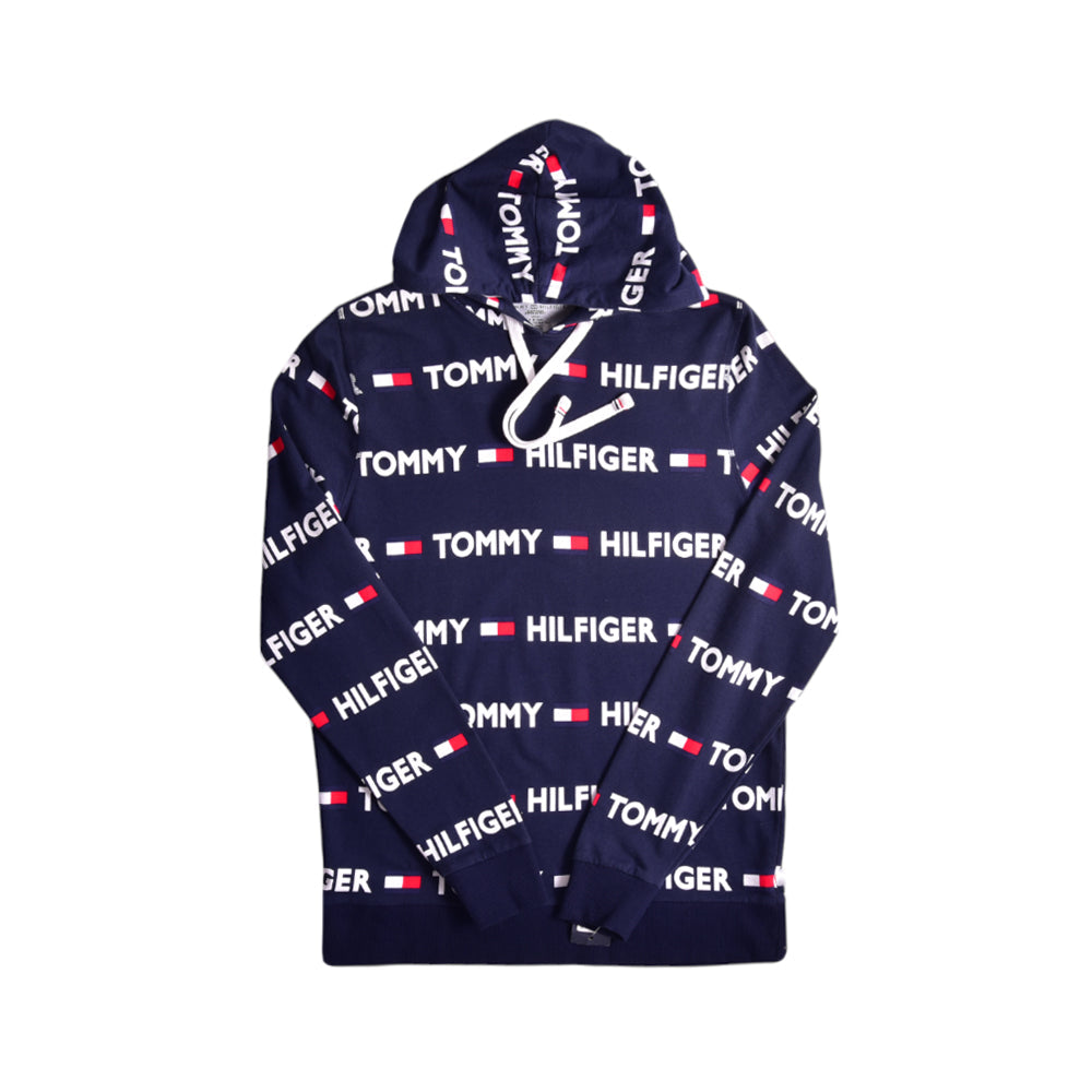 TH MEN L/S SIG HODDIE 09T4165 NVY L (IR)