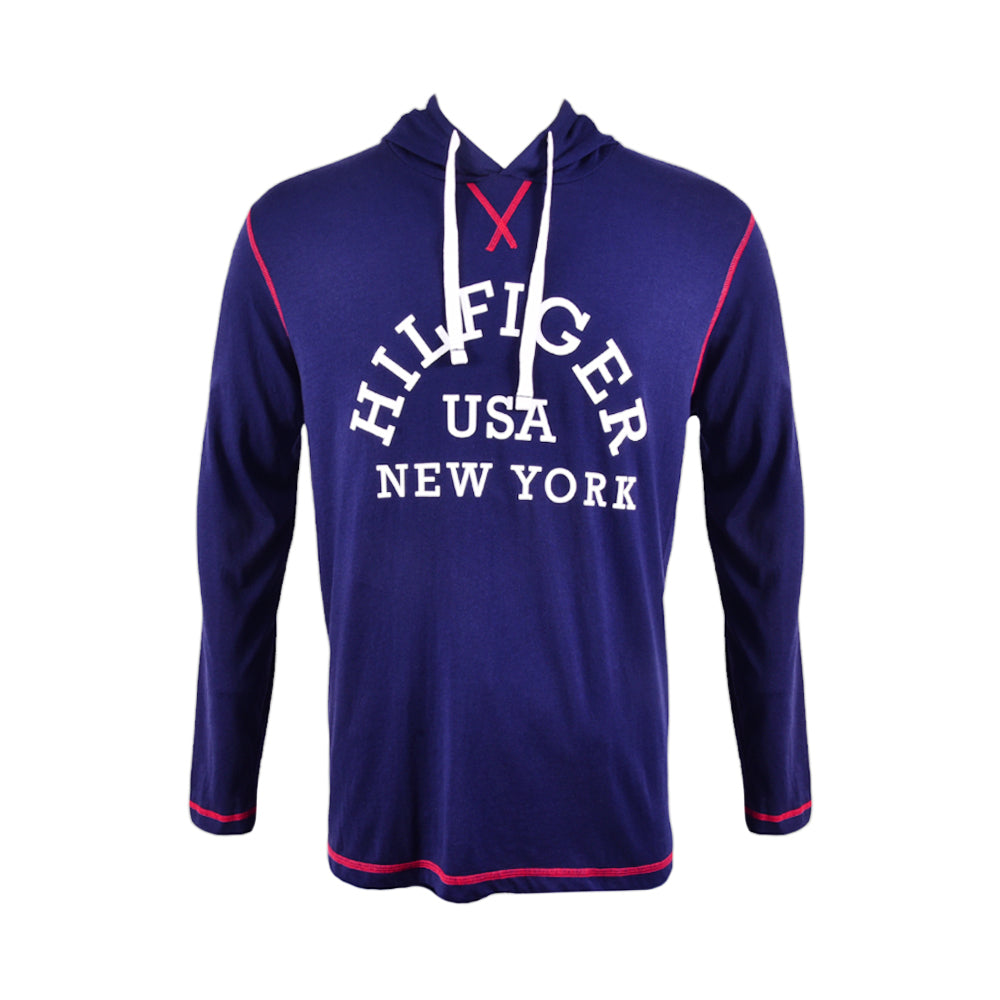 TH MEN L/S HODDIE 09T4091 NVY S (IR)