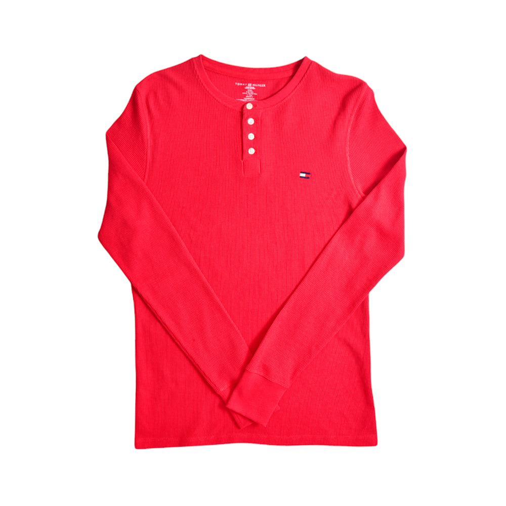 TH MEN L/S SWEAT SHIRT 09T4076 RED L (IR)