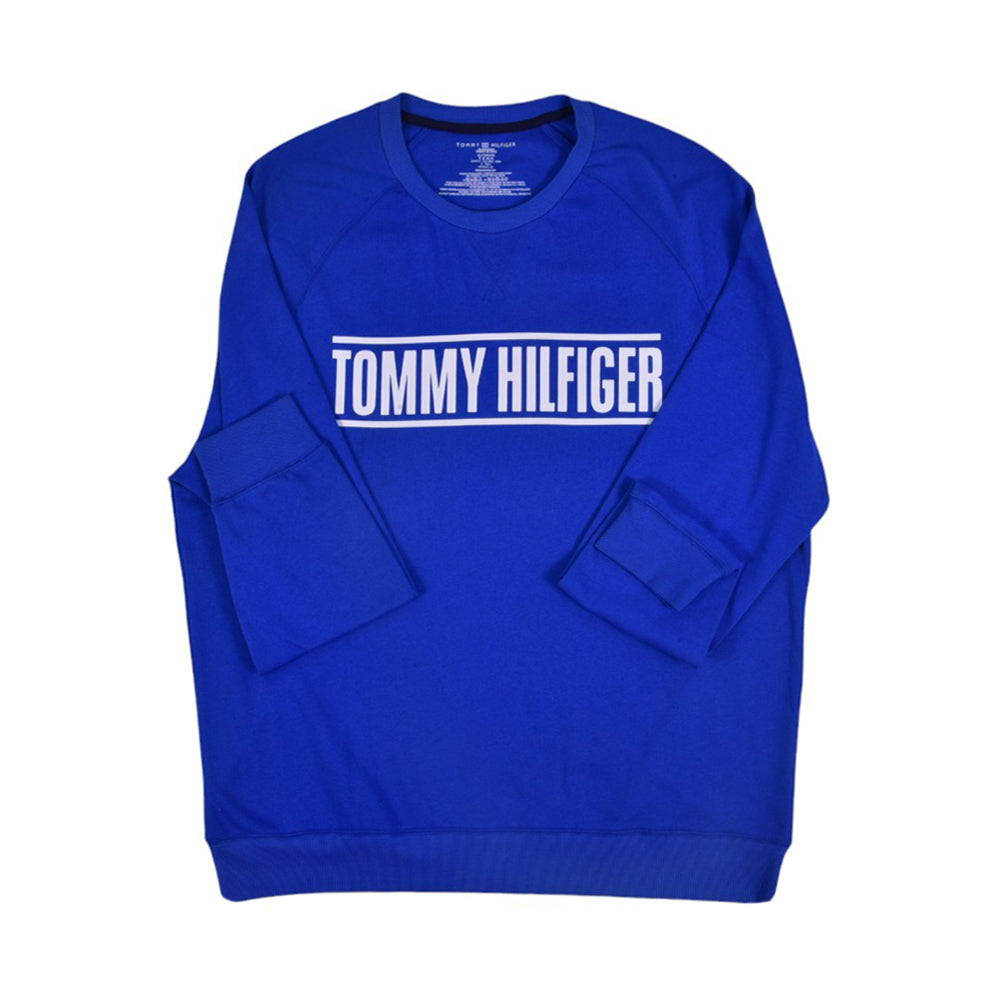 TH MEN L/S SWEAT SHIRT 09T4084 R.BLU L (IR)