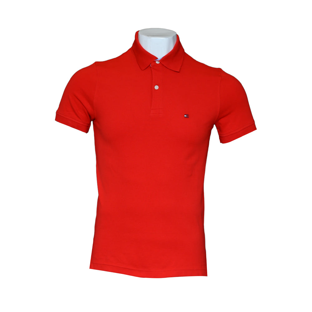 TOMMY HILFIGER MEN S/S POLO 78J0043611 RED S