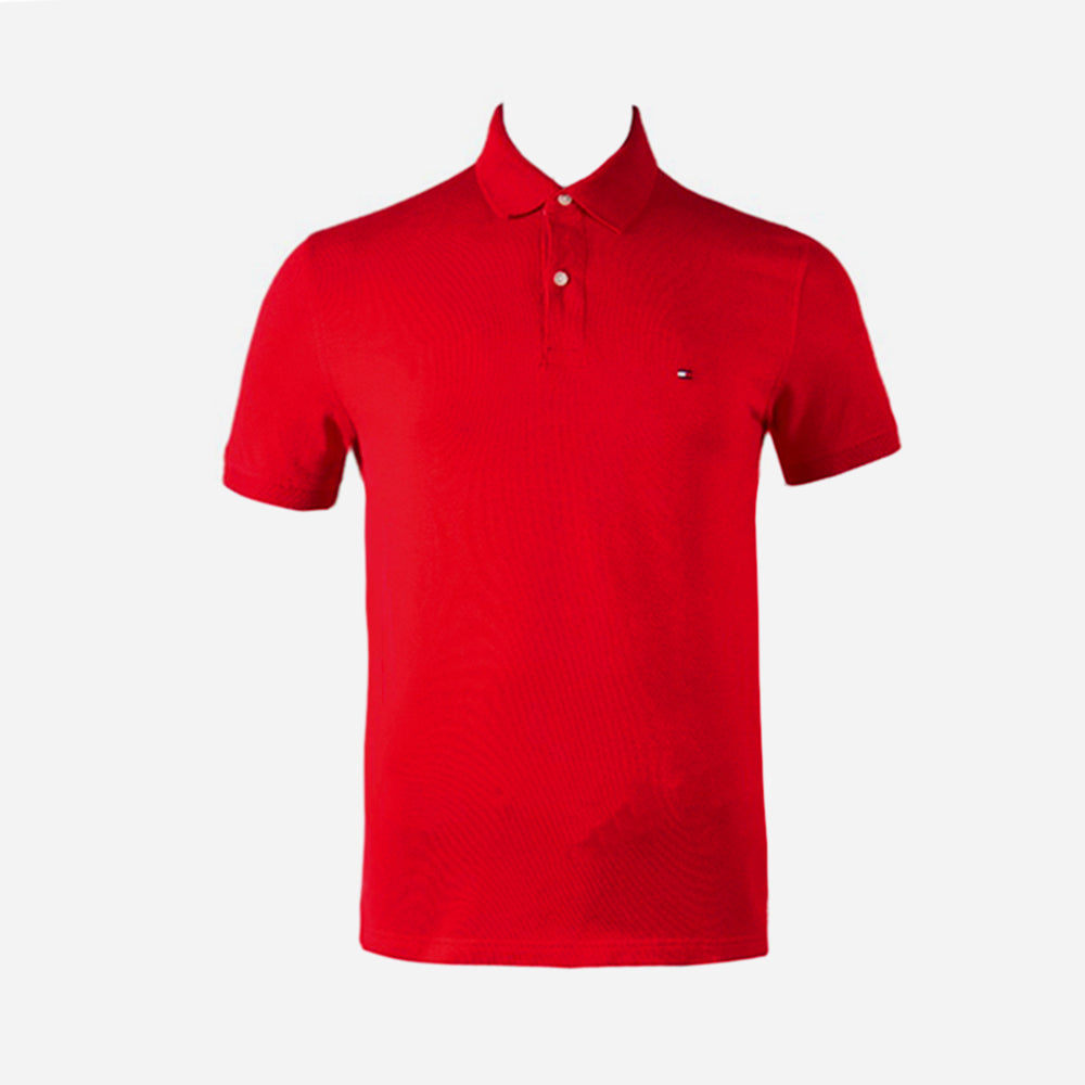 TH MEN S/S POLO 78J0043611 RED M (IR)