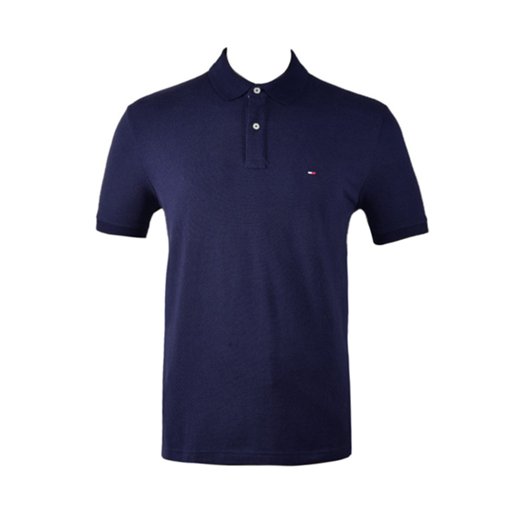 TH MEN S/S POLO 78J0043416 NVY M (IR)