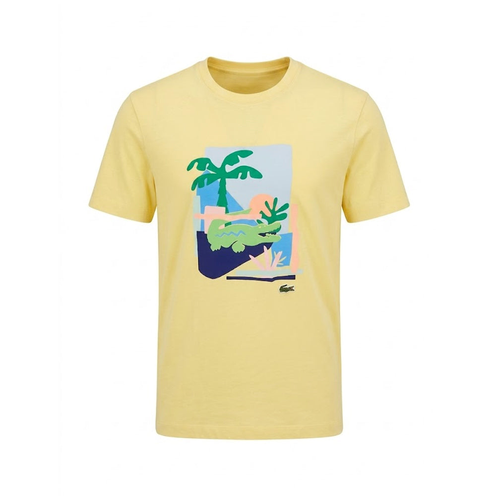 LAC MEN S/S R-N T-SHIRT TH2042 B0U BROOM YELLOW M