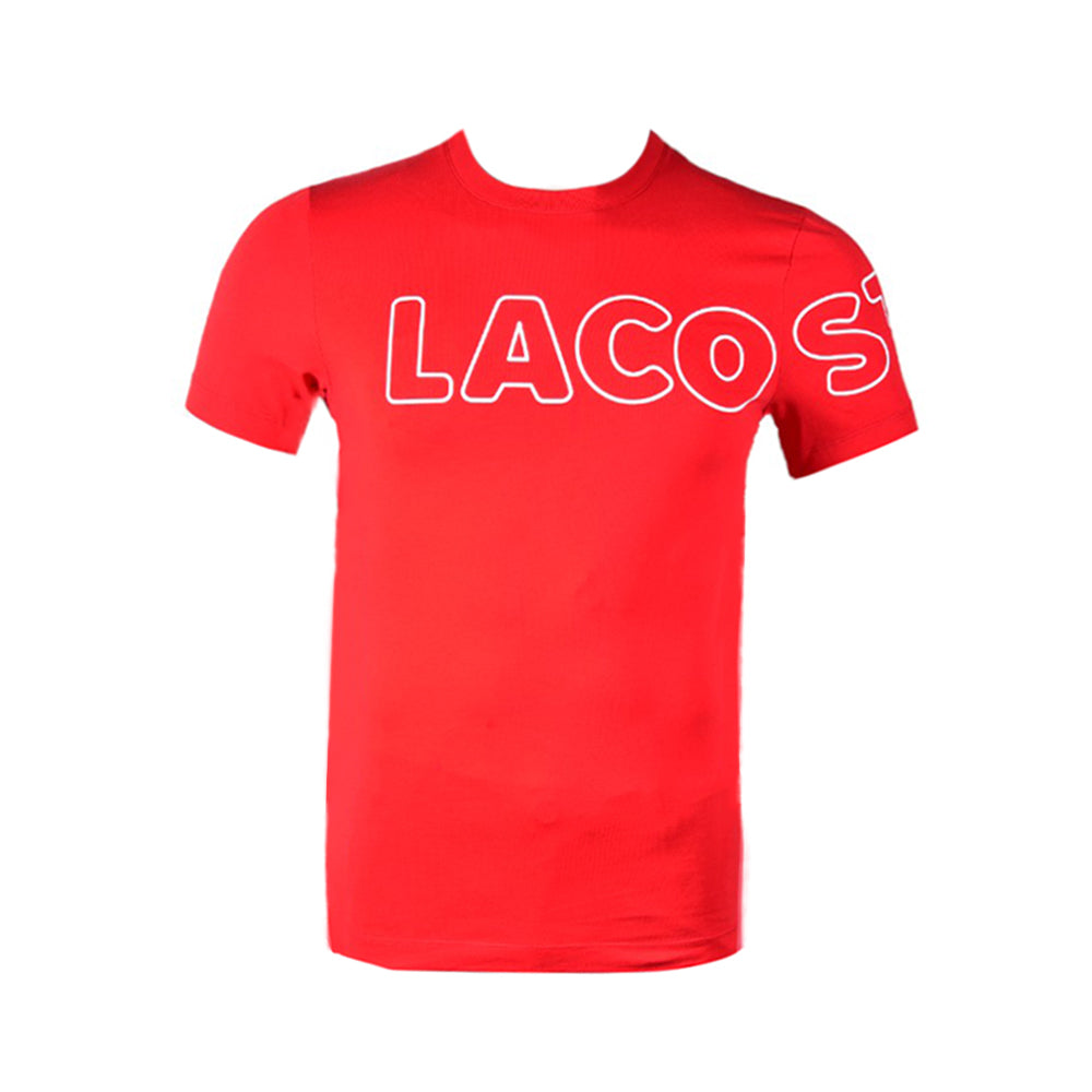 LAC MEN S/S R-N T-SHIRT TH1741 WTU ORNG L (IR)