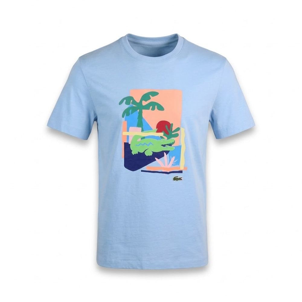 LAC MEN S/S R-N T-SHIRT HBP SKY L (IR)