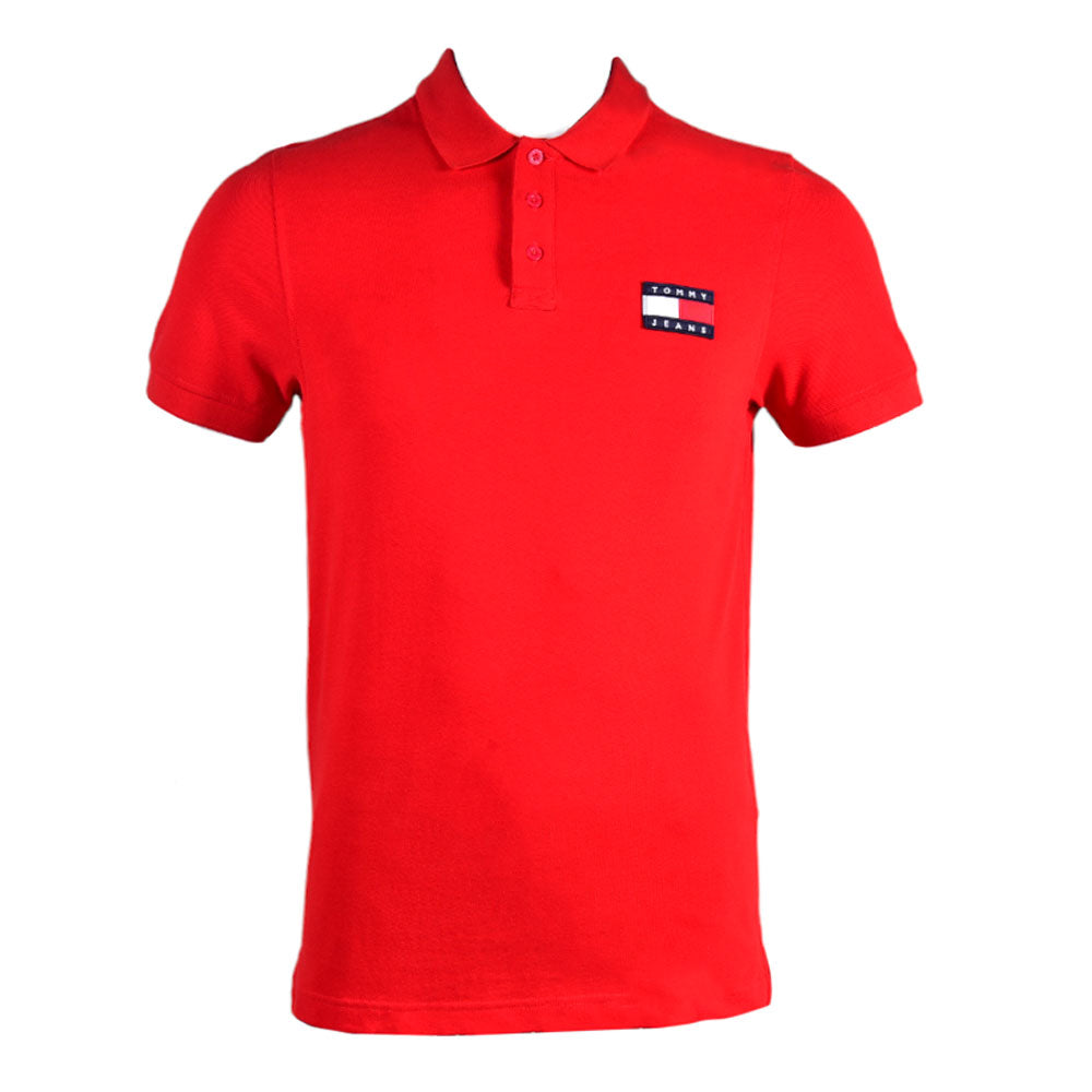 TH MEN S/S POLO 78J6341600 RED L (IR)