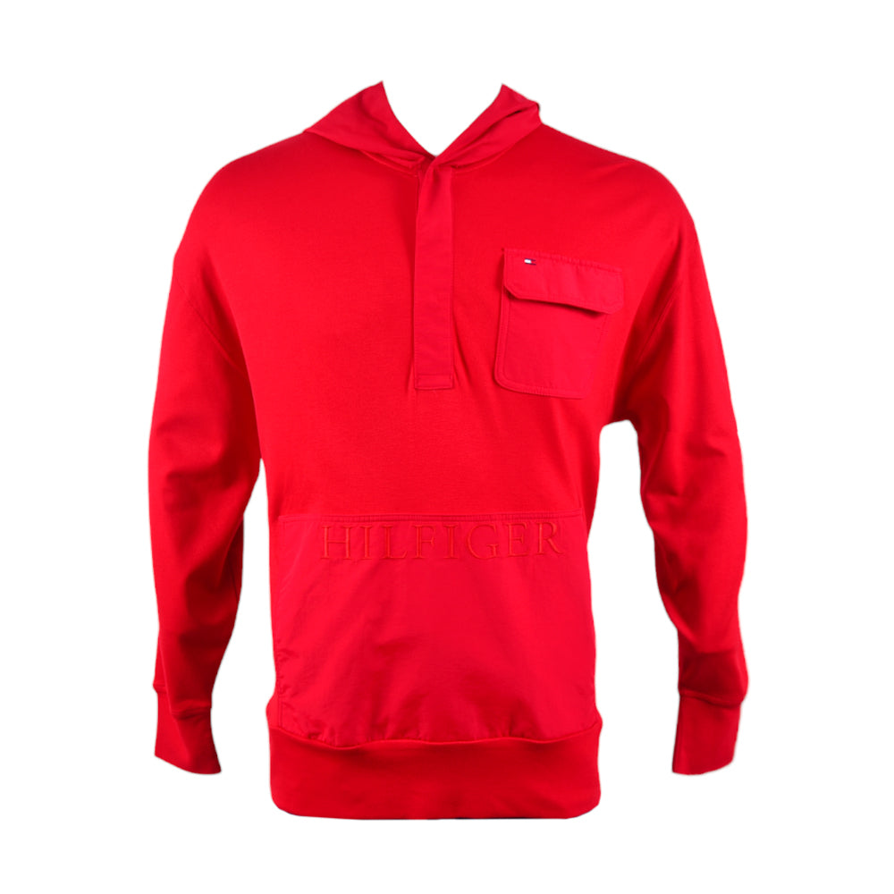 TH MEN L/S KANG HOODIE 78J4532-600 RED M (IR)