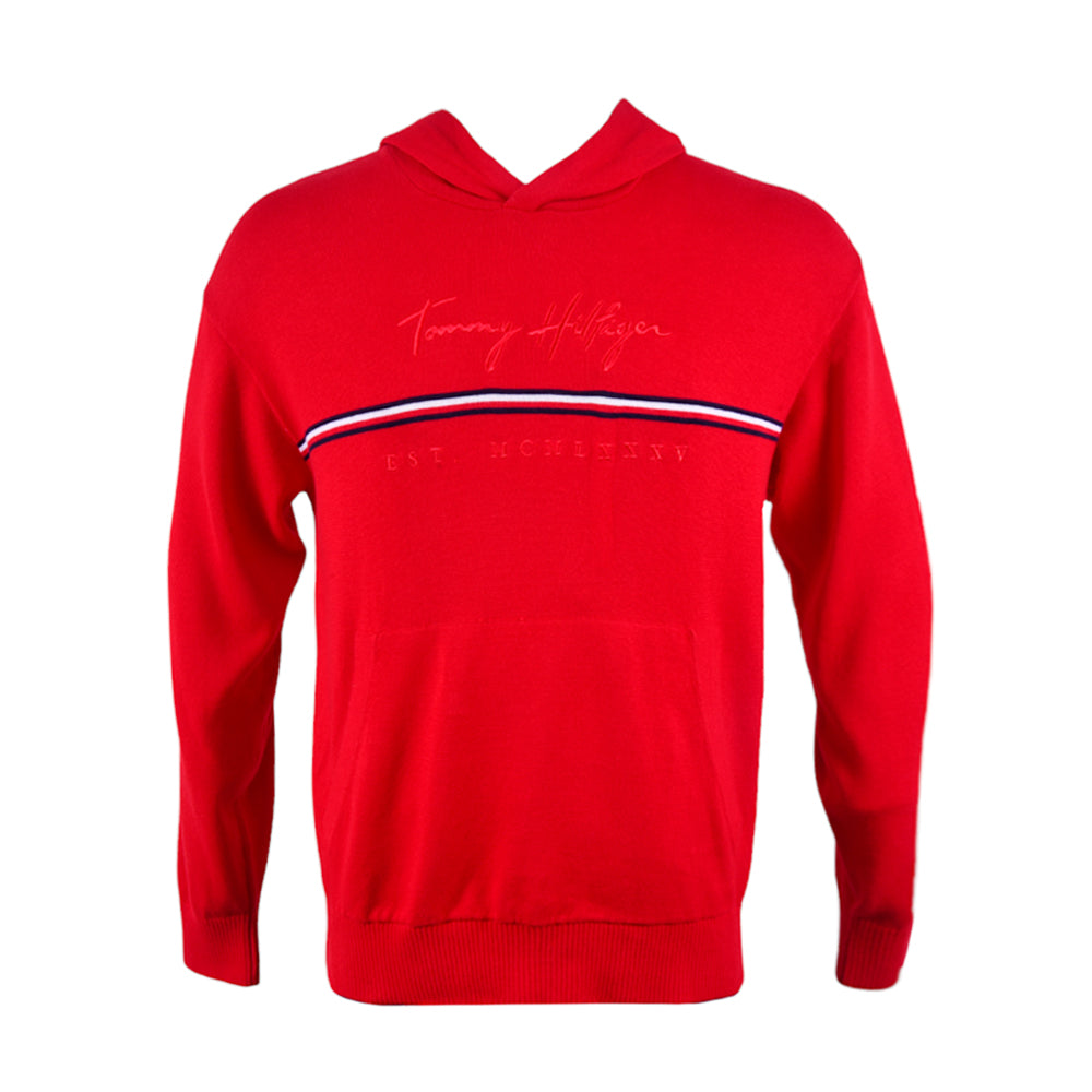 TH MEN L/S HOODIE 78J4544-600 RED L (IR)