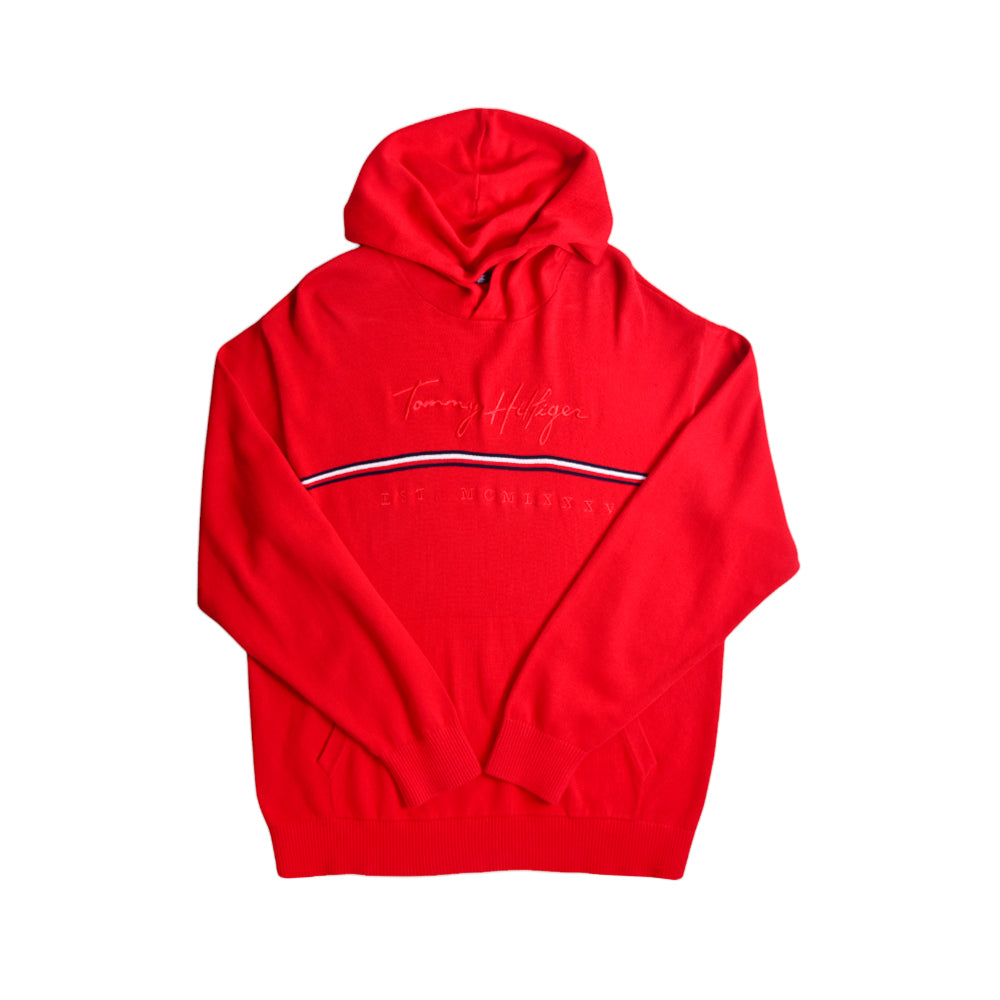 TH MEN L/S HOODIE 78J4544-600 RED XL (IR)