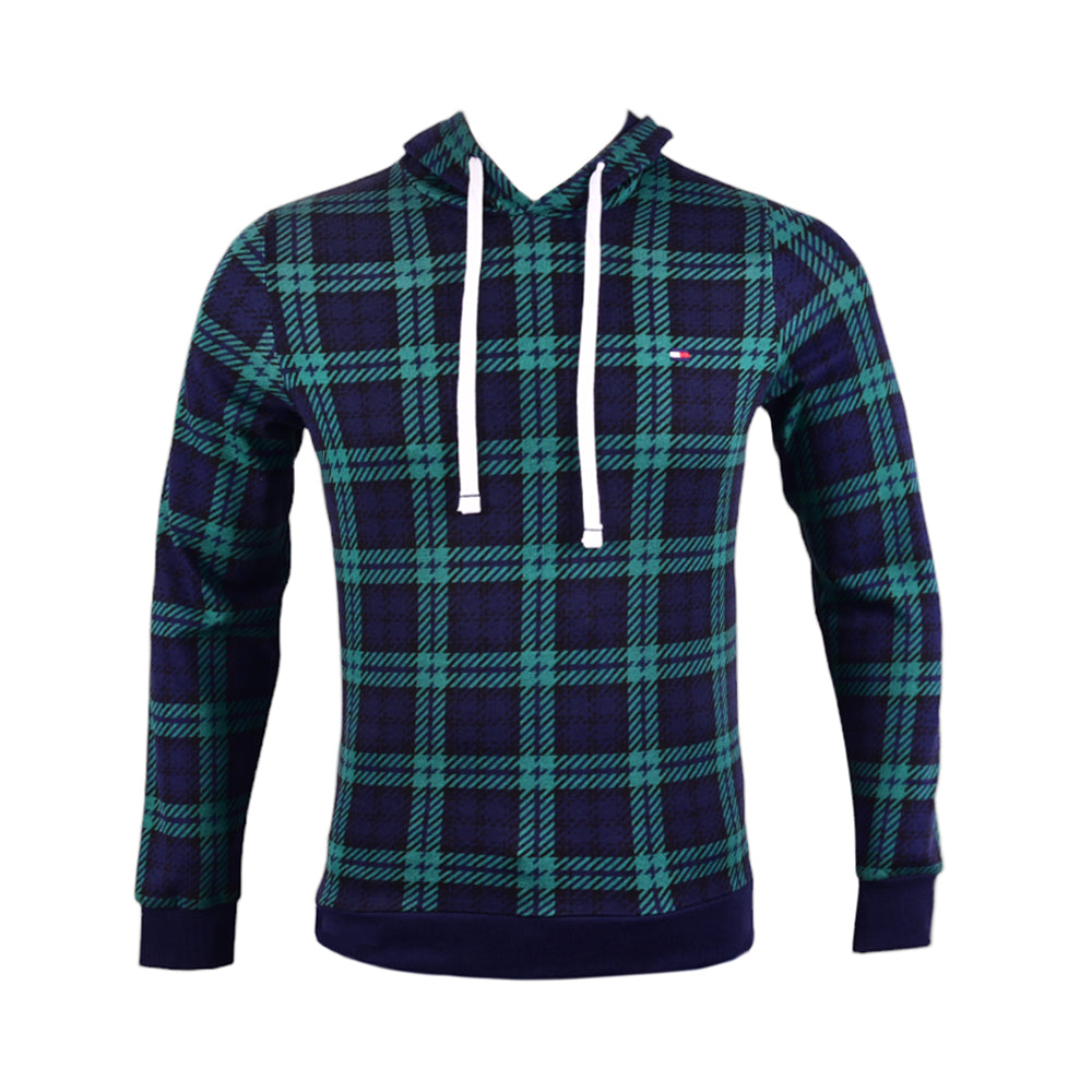 TH MEN L/S HOODIE HCT4119976 GRN S (IR)