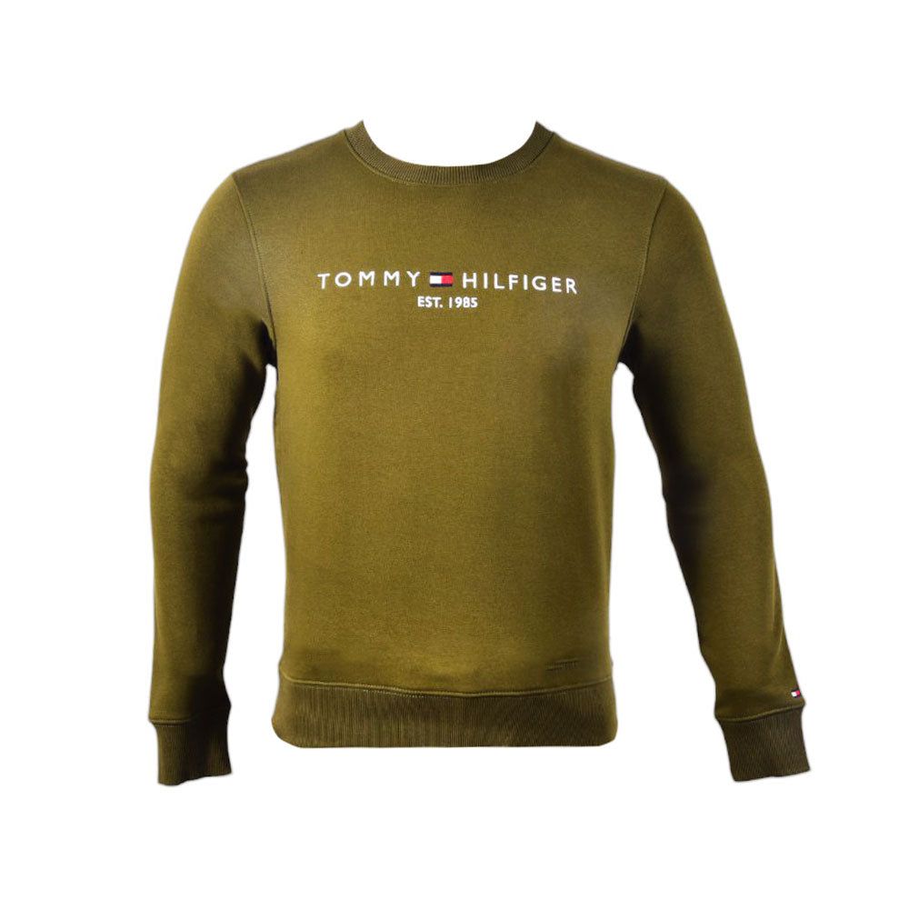 TH MEN L/S SWEAT SHIRT 78J6913-701 GRN L (IR)