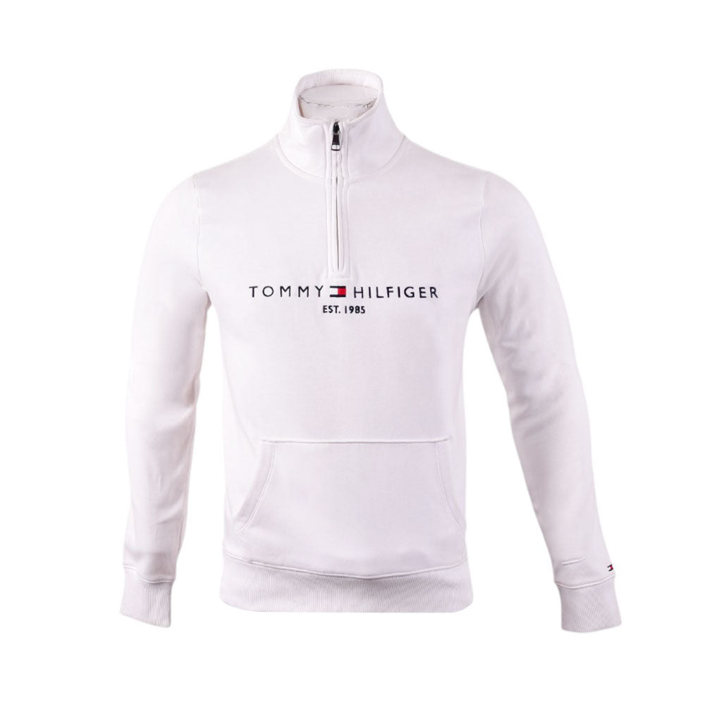 TH MEN L/S HALF ZIPPER 78J6914-100 WHT L (IR)