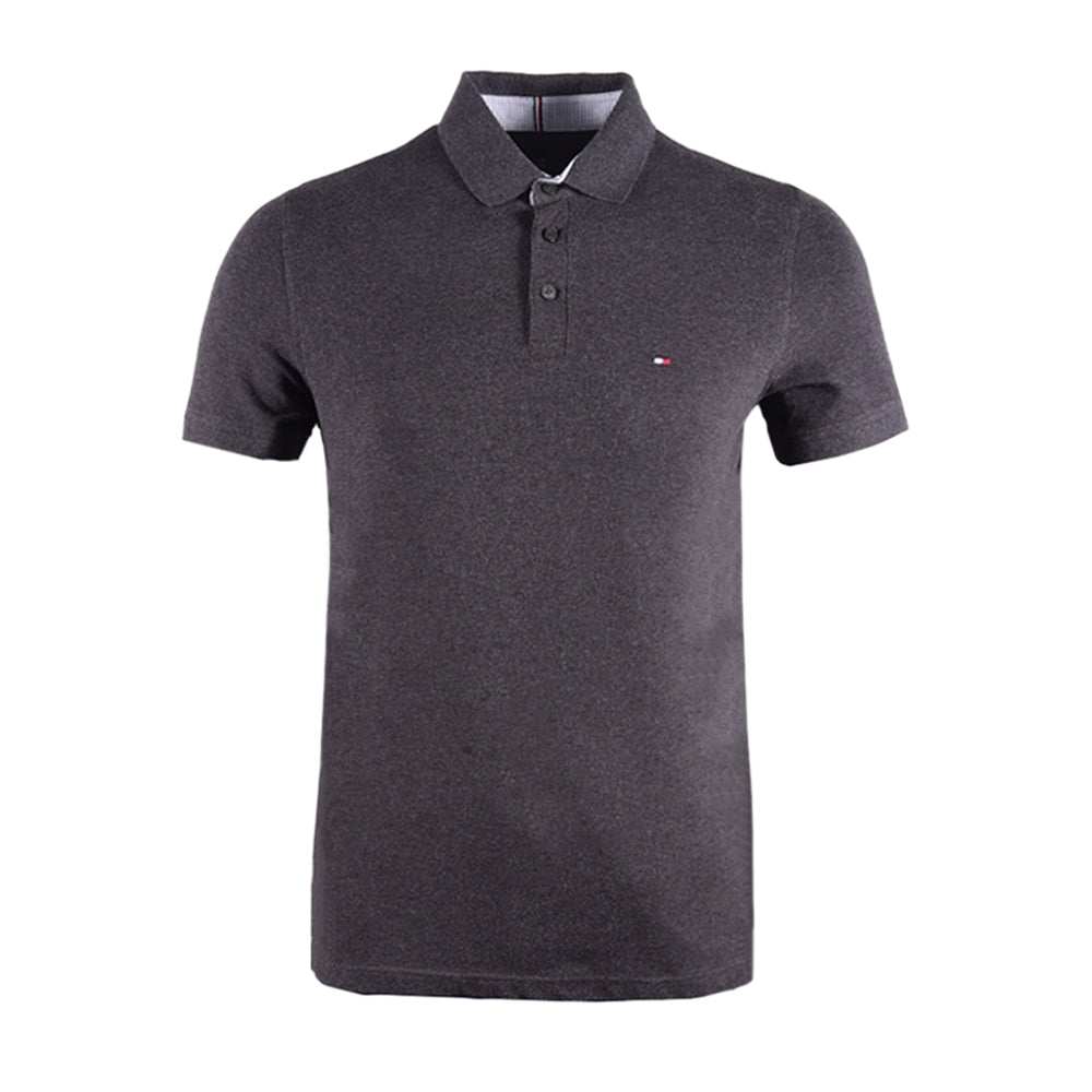TH MEN S/S POLO SHIRT 78J6335-022 GRY M (IR)