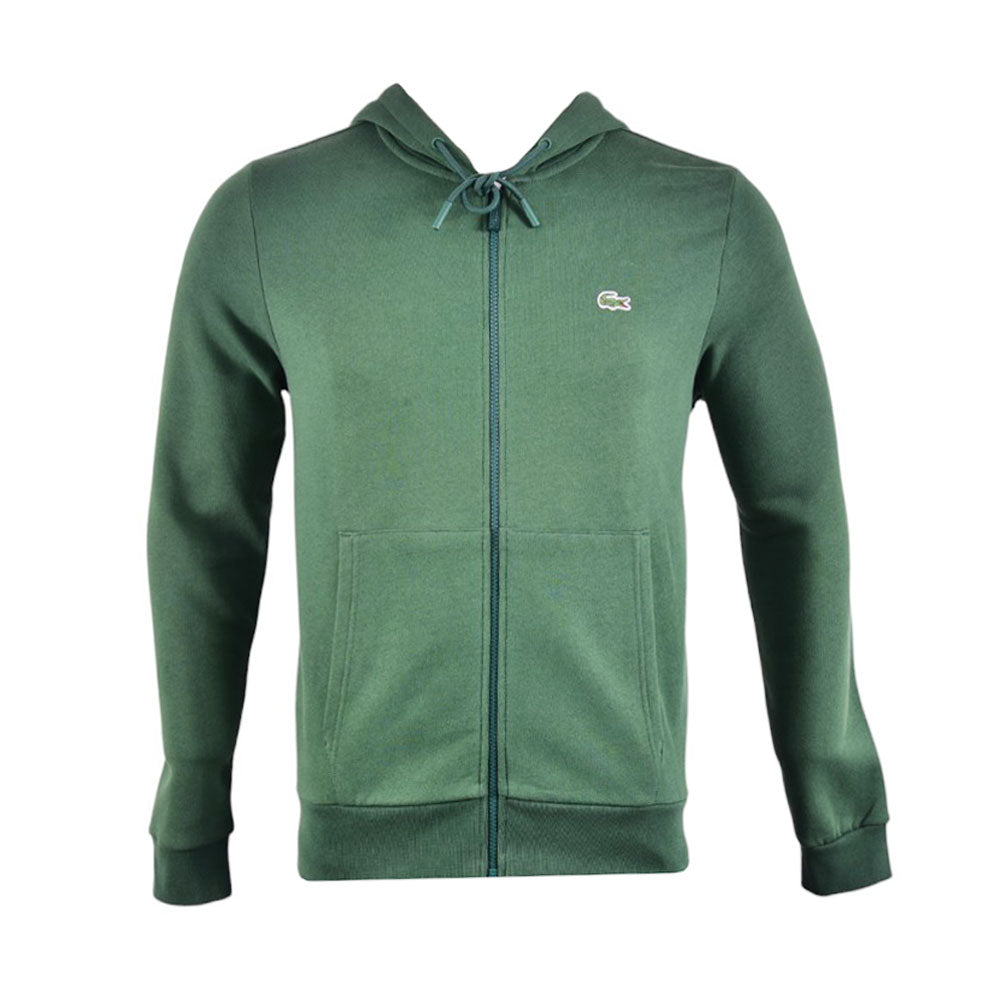 LAC MEN L/S ZIPPER HOODIE SH9626-132 GRN L (IR)