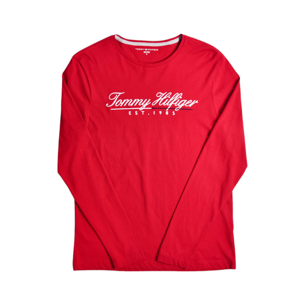 THE MEN L/S R-NECK T-SHIRT 78J7083-610 MHR (IR) M