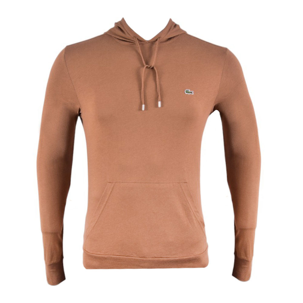 LAC MEN L/S HOODIE TH9349-WOZ BRN L ( IR )