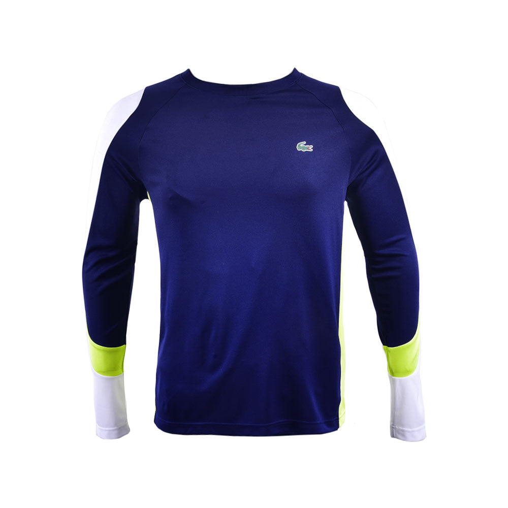 LAC MEN L/S R- NECK SHIRT TH9419-692 NVY S ( IR )