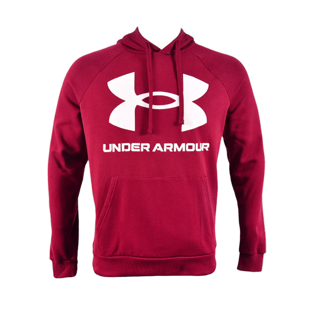 UA MEN L/S HOODIE 1357093 MHR S (IR)