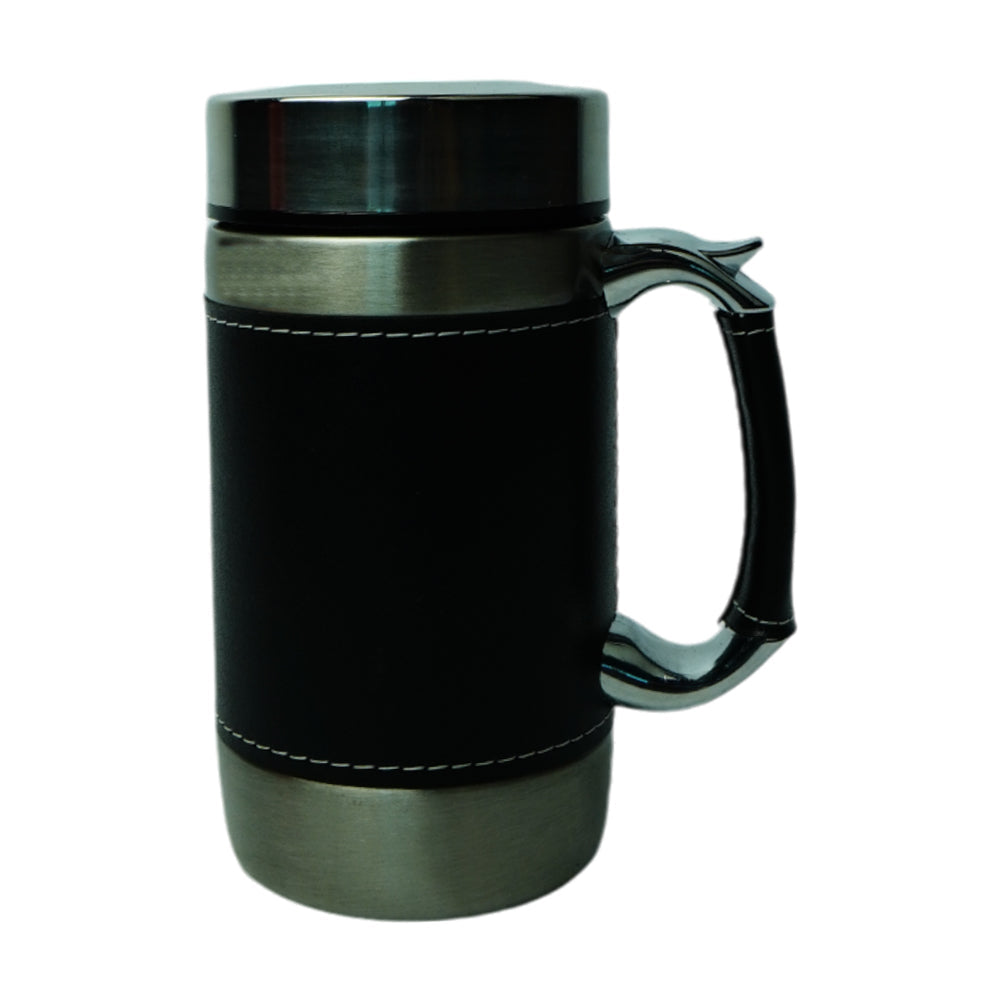 MUG TRAVLING LEATHER 450 ML 304
