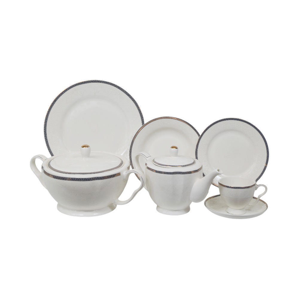 DINNER SET BONE CHINA 61PC LP005 APK