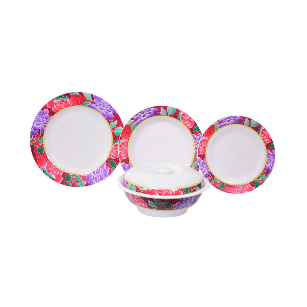 DINNER SET 51PC MELAMINE ROUND BATIC