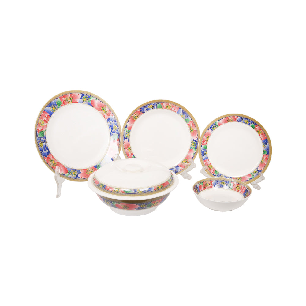 DINNER SET 51PC MELAMINE ROUND SIAM