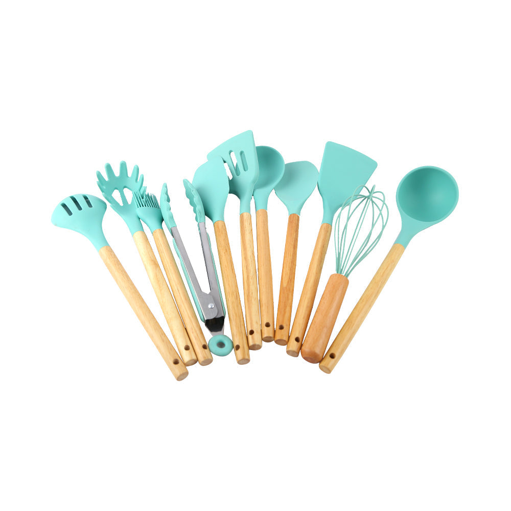 KITCHEN SPOON SET 11PC SILICONE 1610AE