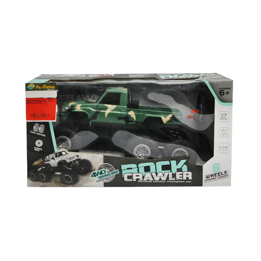 Ht128 Army Rock Crawler Jeep Ir (6+ Year)