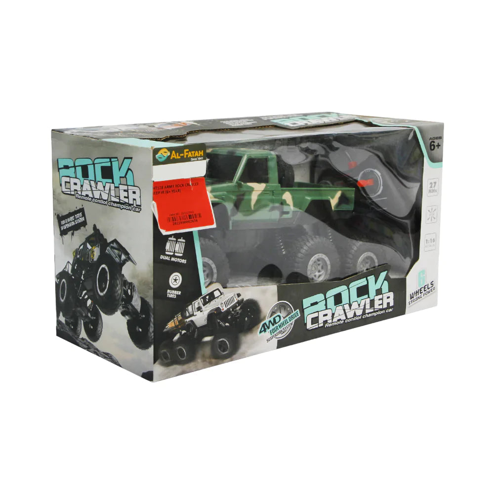 Ht128 Army Rock Crawler Jeep Ir (6+ Year)